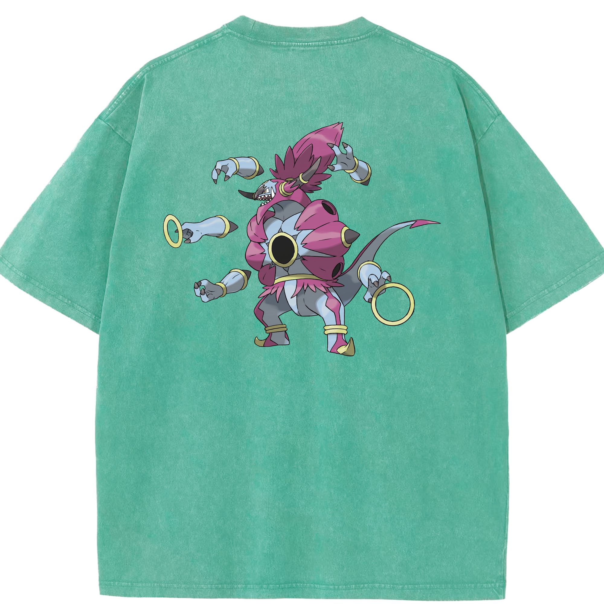 （画像用） ポケットモンスター Pokémon 綿100% ヴィンテージ風 半袖Tシャツ（背面プリント）